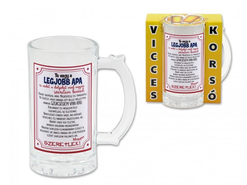 Söröskorsó Legjobb Apa 400ml