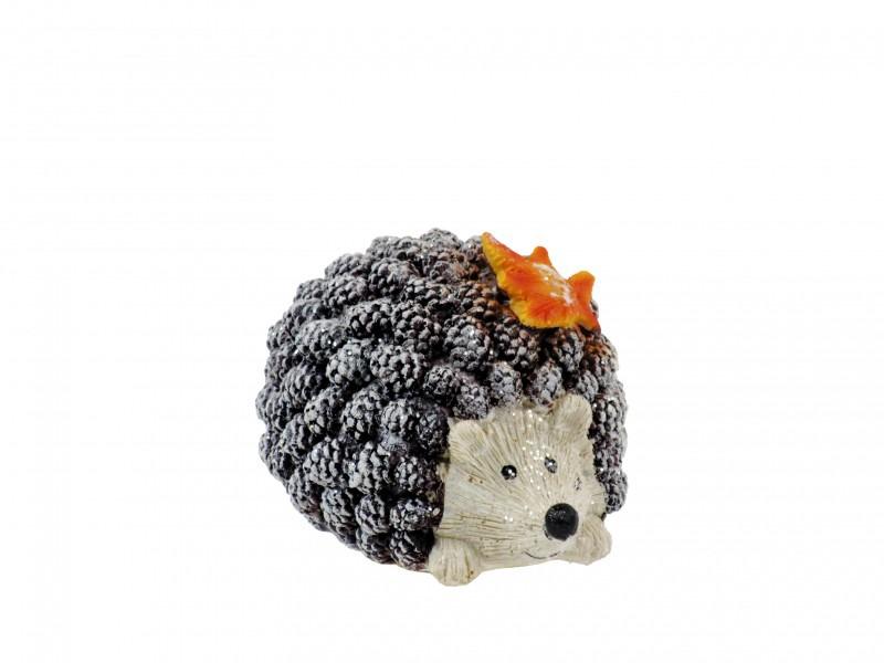 Süni figura + falevél 11x7cm