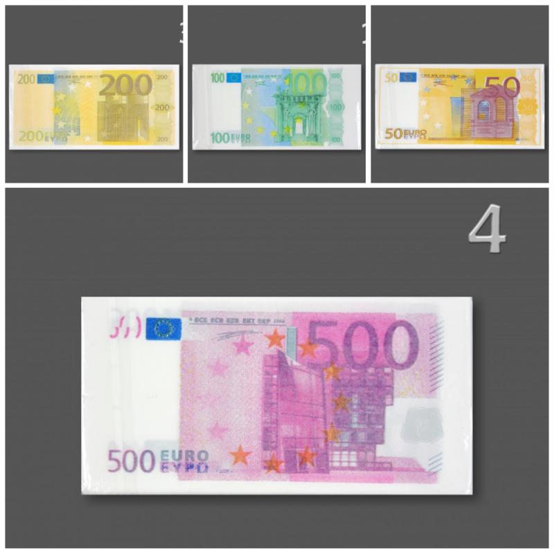 Szalvéta Euro 32x32cm egyrétegű többféle