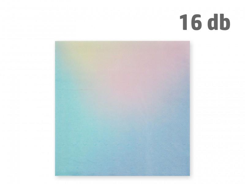 Szalvéta lila/zöld 16db 33x33cm egyrétegű