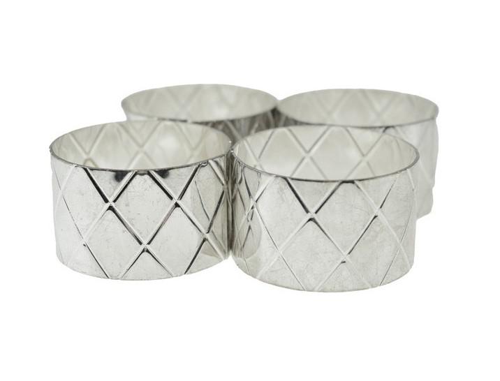 Szalvétagyűrű fém D4,2 s/4 ezüst