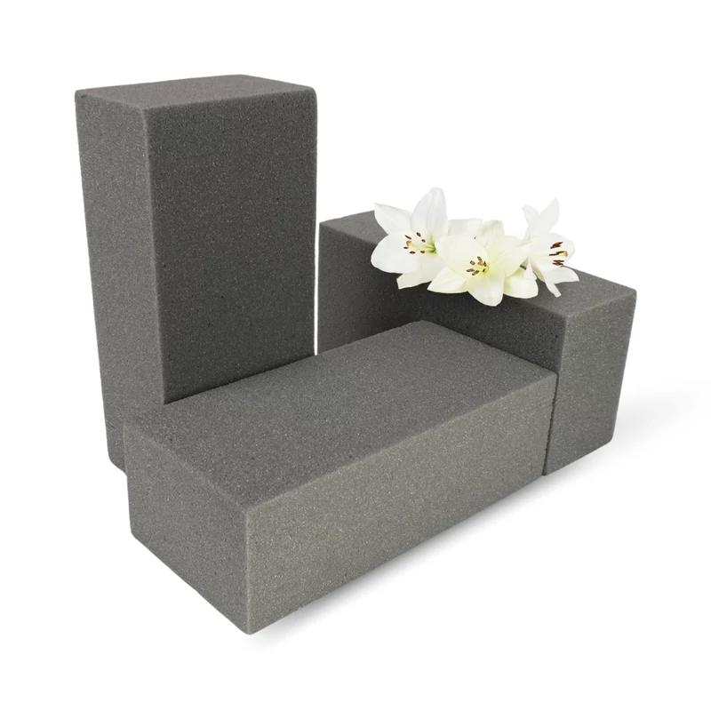 Száraz oázis, tűzőhab tégla fekete 1db