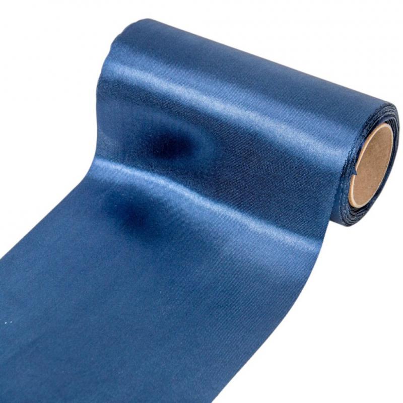 Szatén tekercs 75 navy kék 12cmx10m