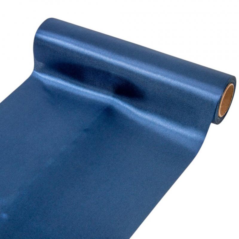 Szatén tekercs 75 navy kék 23cmx10m