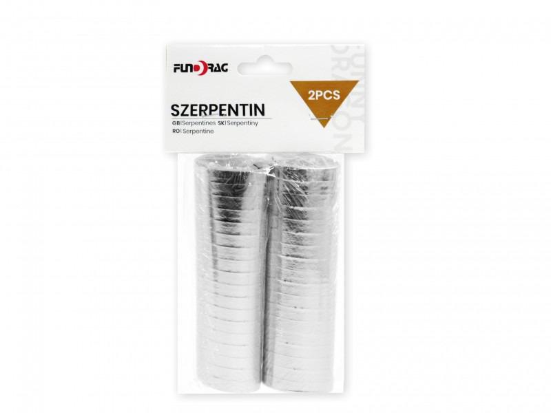 Szerpentin ezüst 2x18db