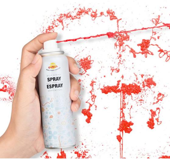 Szerpentin spray 83 ml, piros