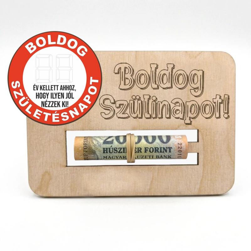 Születésnapi Pénzátadó - Írható Boldog Szülinapot - Születésnapi Ajándék