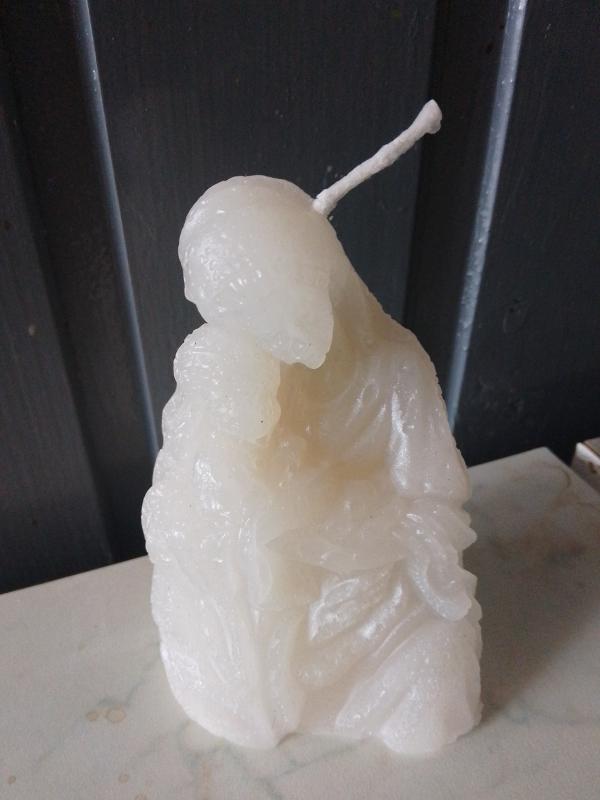 Szűz Mária kis Jézussal gyertya