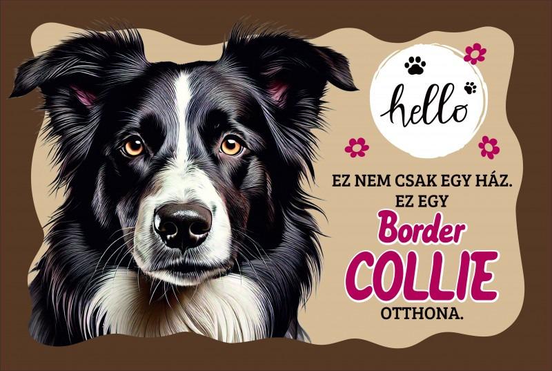 Tálalátét - lábtörlő Border Collie kutyás 60x40cm