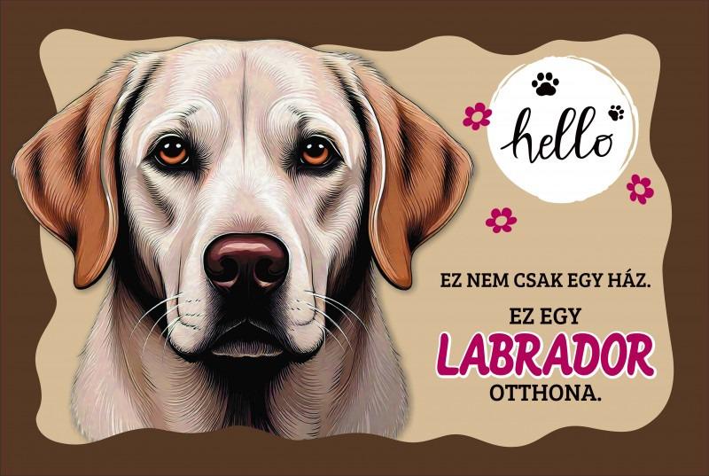 Tálalátét - lábtörlő Labrador kutyás 60x40cm