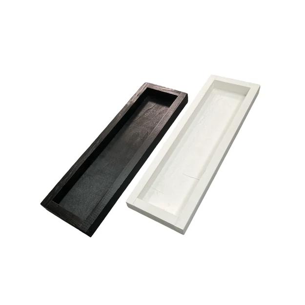 Tálca fa fehér vagy fekete 45x 14cm