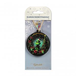 202621 Karácsonyfadísz zöld manó 7cm