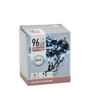 96 LEDes fényfüzér fehér kül- és beltéri 7m+50cm AX8415020