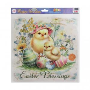 Ablakmatrica húsvéti 30x33cm FKD-2