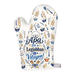 Apa Főz a Legjobban a Világon Főzőkesztyű – Ajándék Apának