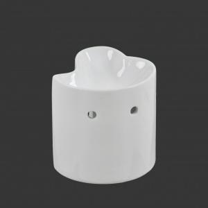 Aromalámpa fehér szív alakú 9cm