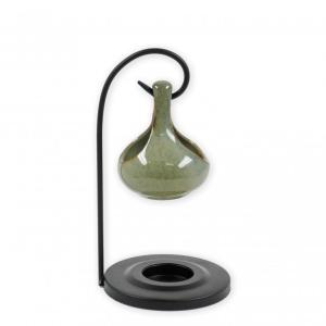 Aromalámpa függő márvány szürkészöld 20cm