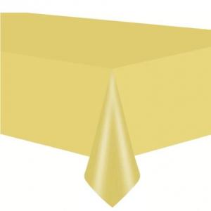 Asztalterítő arany foltálló műanyag abrosz 137x274 cm