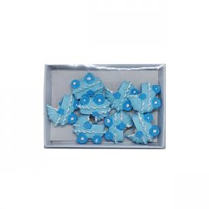 Babakocsi figura 2,9cm kék 8db