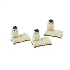 Bagoly ballagási könyvön poly S/3 3.8cm barna