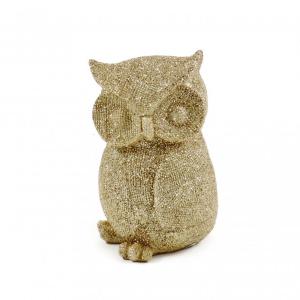 Bagoly figura arany 12cm APF540140 3f