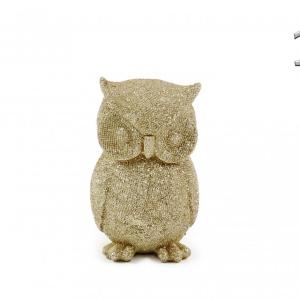 Bagoly figura arany 9cm APF540130 3f
