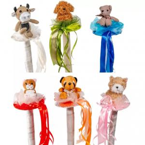 Ballagási csokor kis kézi 32cm állatos nem választható mintával