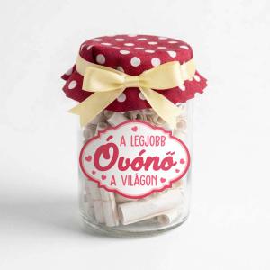 Ballagási Kívánság Befőtt - A legjobb Óvónő a világon - Ballagási Ajándék Óvónőnek