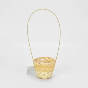 Bambusz füles kaspó natúr 9cm