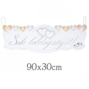 Banner Sok boldogságot galamb