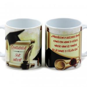 Bögre Gratulálok sok sikert 3dl