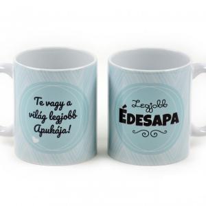Bögre Legjobb Édesapa 3dl kék