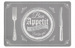 Bon Appetit tányéralátét 1db szürke