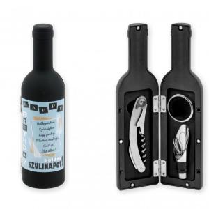 Boros szett Boldog szülinapot kék 3db-os