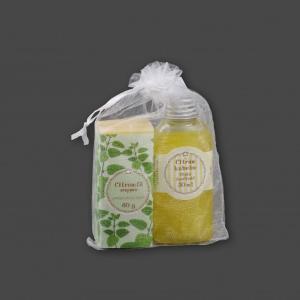 Citromfű szappan +tusfürdő organzában 60g+50ml