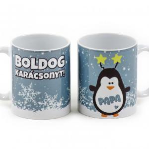 CQ05724 Karácsonyi bögre Boldog Karácsonyt Papa 3dl CK018
