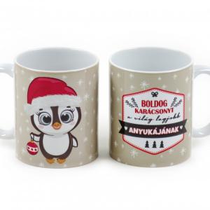 CQ05729 Karácsonyi bögre A világ legjobb Anyukájának 3dl CK023