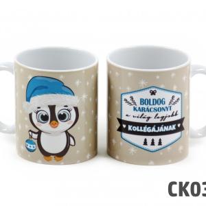 CQ05736 Karácsonyi bögre A világ legjobb kollégájának 3dl CK030