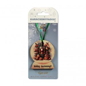 CQ08163 Karácsonyfadísz diótörő 7cm