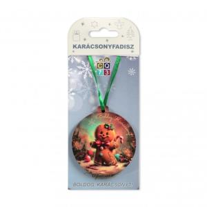 CQ08172 Karácsonyfadísz mézeskalács 7cm