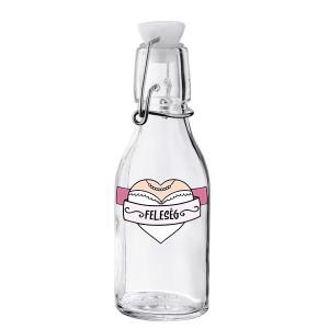 Csatos Üveg - 150 ml - Feleség - Ajándék Feleségnek - Esküvői Kellék - Évfordulós Ajándék