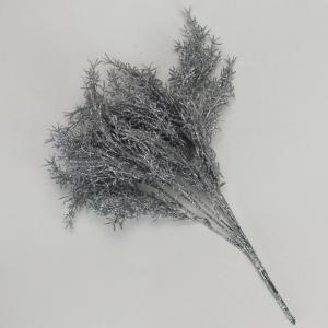 Csillámos asparagus csokor ezüst