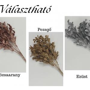 Csillámos bogyós csokor többszínű 35x13cm