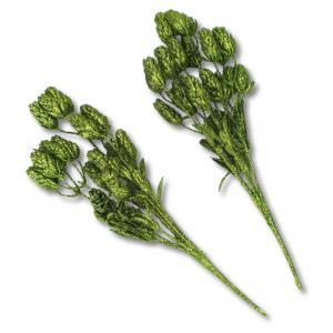 Csillámos komló csokor zöld 1db