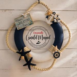 Csináld magad -Balatoni riviéra hangulat falidísz 25cm
