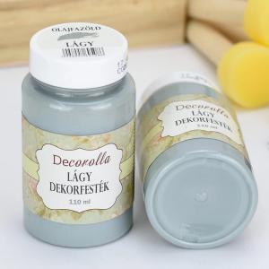 Decorolla lágy dekorfesték 110ml olajfazöld