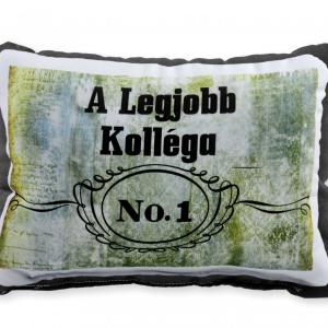 Díszpárna Legjobb Kolléga No.1 32x24cm