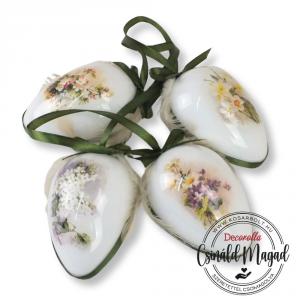 DIY Csináld magad! Csináld magad - DIY műanyag tojás tavaszi virágos 4db