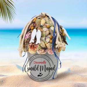 DIY Csináld magad - Kagylós asztaldísz