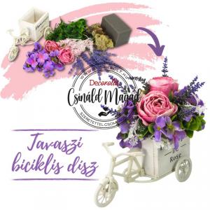 DIY Csináld magad - Tavaszi biciklis dísz